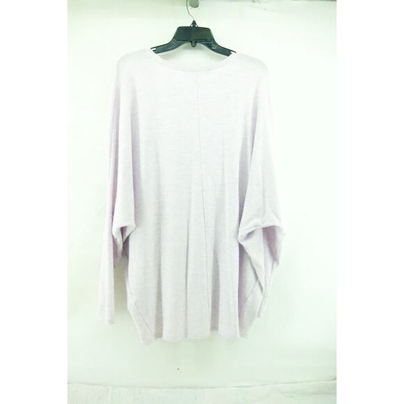 White House black market women’s lavender XL V-neck soft high low sweater - Picture 9 of 11